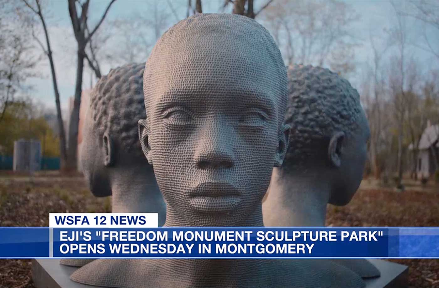 EJI’s New Freedom Monument Sculpture Park Opens Wednesday in Montgomery